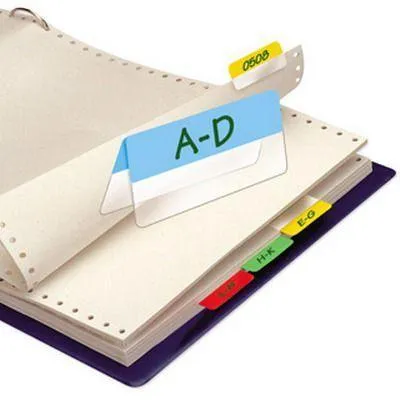 3L Index Tab Double-Sided 12 X 40Mm Assorted Pack 24