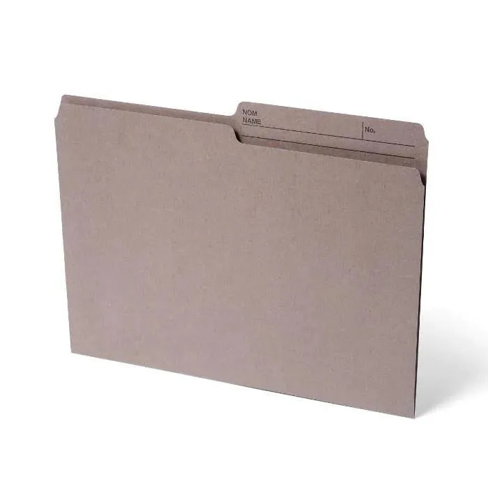 Continental File Folders Letter Size 100box Kraft Brown